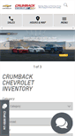 Mobile Screenshot of crumbackchevy.com